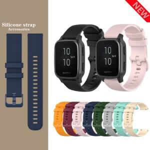 가민 호환 비보액티브 3 4 4s 5 6 뮤직 베뉴 2 2s 3s 2플러스 SQ 18 20 22mm 실리콘 스트랩 스포츠 손목밴
