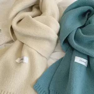 남녀공용 겨울 커플 넥워머 니트 스웨터 목도리 머플러