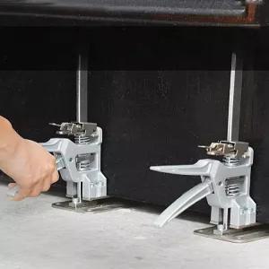 타일리프트 클램프 바이킹암 목공 가구 높이조절 고정기