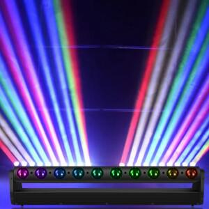 10x40W RGBW 4IN1 무빙 헤드 빔 조명 무대 효과 장비 DMX 컨트롤 포함 DJ 디스코 웨딩 파티 바용