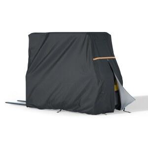 산티아노 지게차 커버, 3000-5000파운드 장착, 방수, 방진, 자외선 차단, 420DS 실버 코팅 방수 옥스포드 천, 사계절 보호 캡 (102 