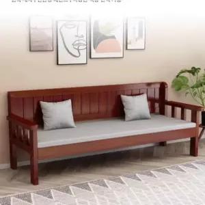 원목소파 3인 나무 벤치형소파 평상형 목재 베란다 카페 단단한 딱딱한 인테리어 우드쇼파