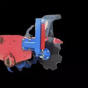 회전식 원판 쟁기 배토기 유압 경운기 트랙터 우측