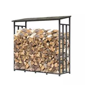 수납 스탠드 야외 장작 보관함 목재 캠핑 캠핑장 창고 철제 선반 야외보관함