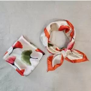 쁘띠 새틴 스카프 봄 가을 미니 머플러