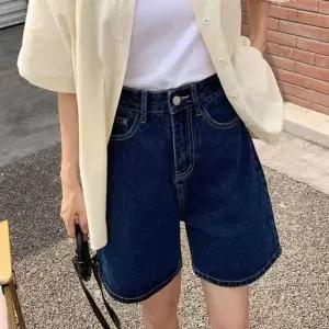 [하프클럽/]5부 웨스트 데님 와이드 하이 여성바지 여자바지 2컬