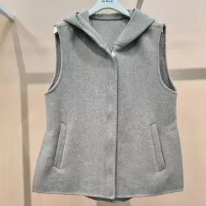 [라티움] HC34 25Fw 울 핸드메이드 옆트임 후드 울 핸드메이드 조끼 T2554VT02 (S41914674)