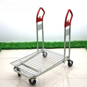 공항카트 짐차 수하물 운반기 터미널 70x48 단일 울타리 수하물운반기 바퀴형 트레일러