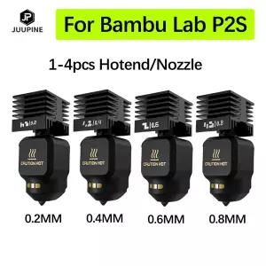 밤부랩 P2S 핫엔드 실리콘 소켓 포함 SF 0.4 0.6 0.8 출력 핫엔드 퀵 스왑 밤부랩 P2S 노즐 어셈블리용