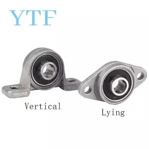 KFL08 KP08 보어 직경 베개 블록 플랜지 마름모 베어링 아연 합금 3D 프린터 T8 리드 나사용 DIY 부품 8mm