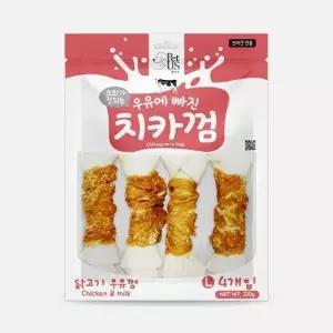 중형견용 치킨말이 오래씹는 딩고껌 4p P65244 덴탈껌