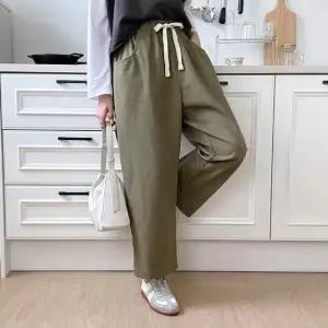 허리밴딩 여모바지 반바지 골덴바지 여자조거팬츠 (WFKC1SE)