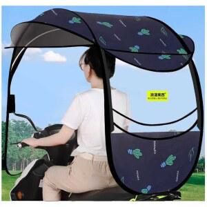 오토바이 캐노피 차양막 가리개 전기스쿠터바람막이 섹션/올 전기 선캡 전기자전거캐노피 방수