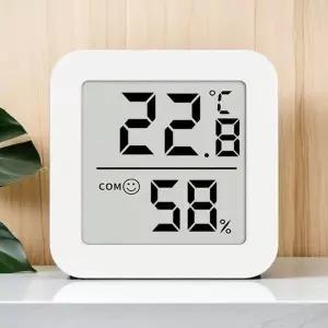 고품질 웨더 미니 디지털 온습도계 화이트 벽부착 실내온도계 (WFKDTGD)
