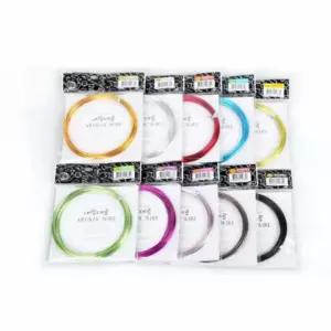 철사 컬러 1.5mm 4M 10개 스텐 아트공예철사 와이어 공용 용와이어 철공 연선 스테인레스