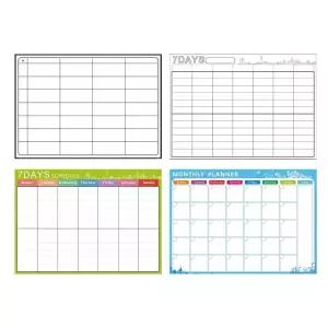 고무 자석 화이트 보드 A3 냉장고 붙이는 스케줄러스케줄 부착 사무실 다용도 보드용 관리 메모 달력 칠판