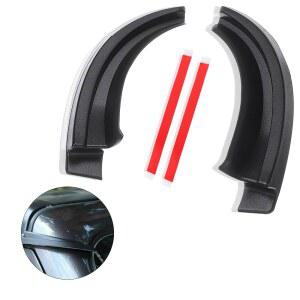 2PCS 레인 거터 확장, [신규 업그레이드] 2018-2023 지프 랭글러 JLU JL & 글래디에이터 JT와 호환되는 차량 루프 다이버터, 내구성 있는 외장 액세서리 디플렉터 다이버터