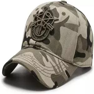 미 육군 특수부대 야구 모자 자수로 군용 위장하기