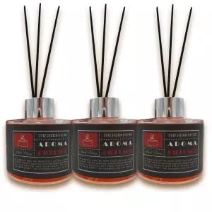 더허브스토리 아로마 디퓨저 블랙체리 120ml 3개입실내 탈취제 용방향제 선물 오일 이사 집들이 선물용 자