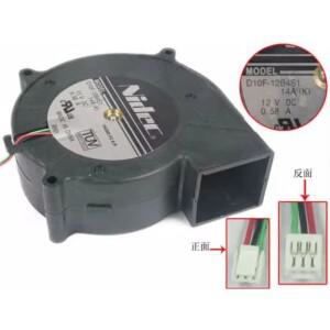 Nidec 서버 냉각 선풍기 D10F-12B4S1 14A(KDC 12V 0.58A 97x97x50mm