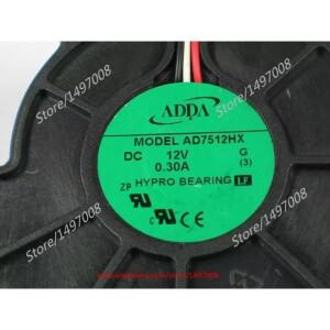 ADDA 3 선 서버 냉각 선풍기 AD7512HX G DC 12V 0.30A 70x70x30mm