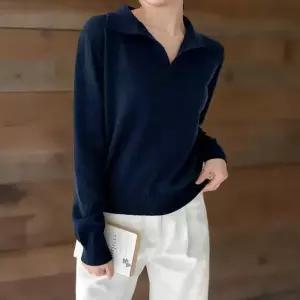 아트박스/신상오픈런 여성용 모던 루즈핏 오픈카라 니트 스웨터