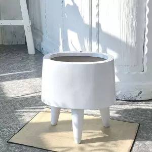 베하몰 마블 화분 카밀라 타원 삼발다리형 27x19x31cm분갈이 홈가드닝 식물키우기 꽃키우기 원예용 집들이