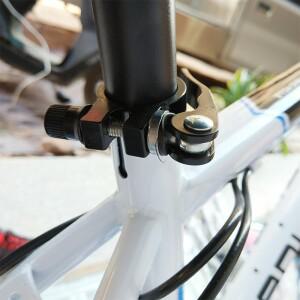 호환 시트 튜브 클램프 자전거 액세서리 퀵 릴리스 알루미늄 합금 MTB 레버