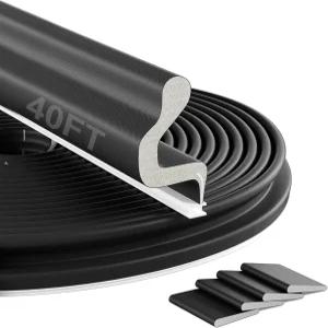 밴티 40피트 커프 웨더 스트리핑 도어 씰 방음 스트립 현관 프레임 외부 단열 개스킷용 스트립(도어 코너