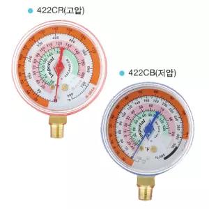 임페리얼-신냉매게이지 422CB 저압용 (1EA)공구 압력 측정 신게이지 신용 유압