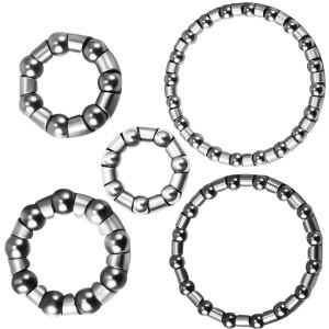 호환 4Pcs 도로 자전거 헤드셋 갇힌 볼 베어링 프레임 프론트 포크 리어 리테이너 레이스 사이클링 사용하