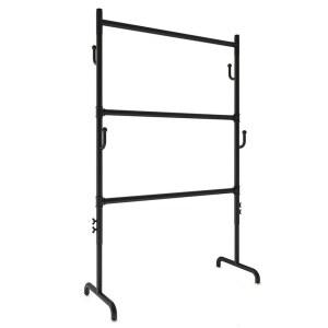 드레스룸 행거 옷걸이 긴행거 월럿색 원목행거 가방 드레스룸행거 건조 2단 디자인