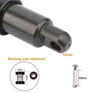 호환 자전거 후방 충격 흡수 장치 750/850/1000lbs 125/150/165/190mm 전기 스쿠터 MTB 오일 스프링