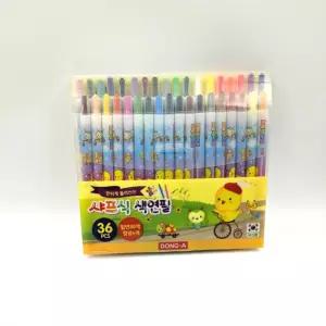 돌려쓰는 36색 샤프식 노랑병아리 연필여성핸드워머 장갑 겨울템 니트 퍼장갑 남녀공용 울장갑