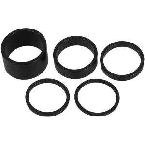 호환 25개 알루미늄 합금 자전거 헤드셋 스페이서 스템 프론트 포크 와셔 경량 사이클링 액세서리 로드용