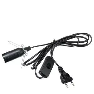 조광기 스위치가 있는 램프 코드 E14 행잉 램프 거치대 전구 소켓 EU 플러그 1.8m 전원 코드 케이블 용암