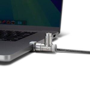 하이퍼쉴드 맥북 프로 케이블 노트북 잠금장치 u2014 도구 없는 / 6.5피트 스틸 케이블, 14 u201D 및 16 실리콘 장치 공용 공간에 이상적임