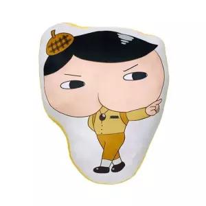 엉덩이탐정 라인 프린트 쿠션1소파쿠션 쇼파쿠션 장식용쿠션 인테리어쿠션