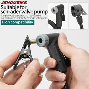 호환 1/2/4/6/10/20PCS 펌프 어댑터 노즐 클램프형 에어 던롭 슈레더 밸브 EV 인플레이터 클립 컨버터 자전