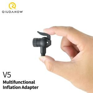 호환 QIUDANOW 자전거 펌프 노즐 호스 어댑터 다기능 인플레이션 프레스타 슈레더 클릭 던롭 밸브 스냅락