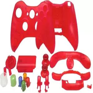 Microsoft Xbox 360 무선 컨트롤러용 OSTENT 교체 케이스 쉘 버튼 키트 빨간색