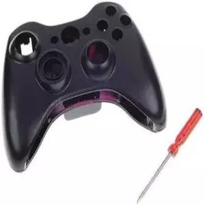 Microsoft Xbox 360 무선 컨트롤러용 OSTENT 교체 케이스 쉘 버튼 키트 색상 블랙