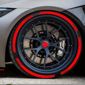 자동차 타이어 휠 스티커, 튜닝, 범용 3D 영구 PVC 결합 장식 데칼, 맞춤형 16 개