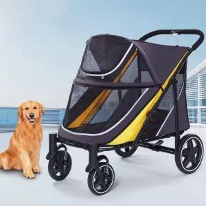 중형견 대형견 유모차 펫모차 반려견 산책 웨건 에어버기