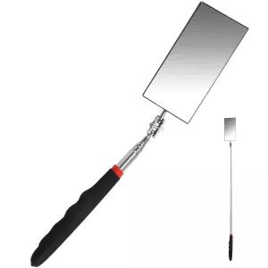 망원경 검사 거울 1230인치 확장 가능한 유연한 직사각형 조절 접이식 기계식 도구 긴 손잡이 추가 보기
