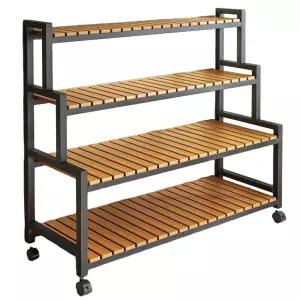 실내 화분대 베란다 거실 식물장 거치대 3단 프레임 다육이