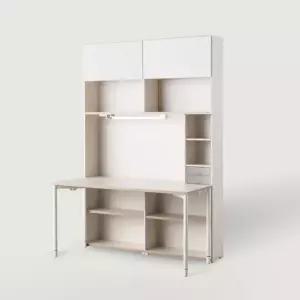 리바트하움 오브제 1400 6단 학생 책상세트 일반형 (조명/도어)