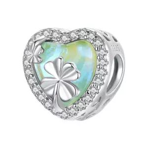 판도라팔찌 호환 참 그린 하트 네잎클로버