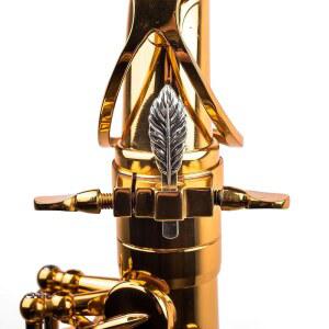 색소폰 톤 인핸서 u2013 이지 인스톨 사운드 부스터 라이어 나사 구멍(925 실버, 페더 스타일)에 맞습니다