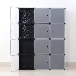 DIY 복합 선반 수납장(8칸) (105x140cm) 조립식옷장 생활용품 가정용품 생필품